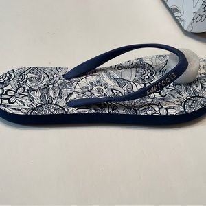 Sakroots Flip Flop Navy